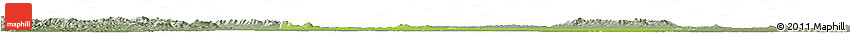 Physical Horizon Map of Deng Xian, semi-desaturated