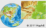 Physical Location Map of Deng Xian