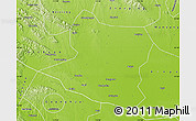 Physical Map of Deng Xian
