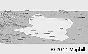 Gray Panoramic Map of Deng Xian