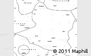 Blank Simple Map of Deng Xian