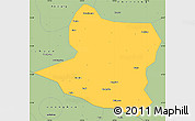 Savanna Style Simple Map of Deng Xian