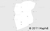 Silver Style Simple Map of Fugou