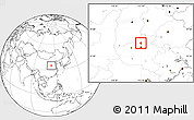Blank Location Map of Houjia
