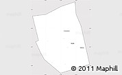 Silver Style Simple Map of Houjia, cropped outside