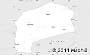 Silver Style Simple Map of Hua Xian
