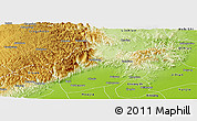 Physical Panoramic Map of Hui Xian
