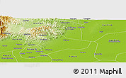 Physical Panoramic Map of Ji Xian