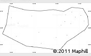 Blank Simple Map of Jiyuan, cropped outside, no labels