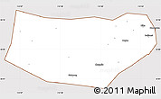 Classic Style Simple Map of Jiyuan, cropped outside