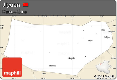 Classic Style Simple Map of Jiyuan