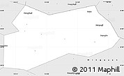 Silver Style Simple Map of Lankao
