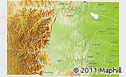 Physical 3D Map of Lin Xian