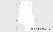 Silver Style Simple Map of Lin Xian
