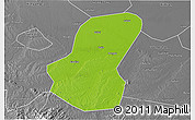 Physical 3D Map of Luoshan, desaturated