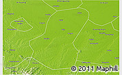 Physical 3D Map of Luoshan