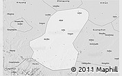 Silver Style 3D Map of Luoshan
