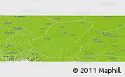 Physical Panoramic Map of Luoshan
