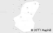 Silver Style Simple Map of Luoshan