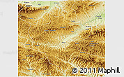 Physical 3D Map of Lushi