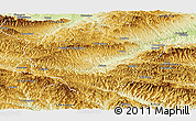 Physical Panoramic Map of Lushi