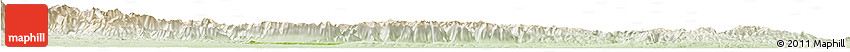 Physical Horizon Map of Meng Xian, lighten
