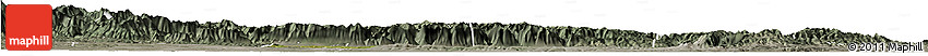 Satellite Horizon Map of Meng Xian, semi-desaturated Satellite Horizon Map of Meng Xian, semi-desaturated