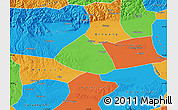 Political Map of Meng Xian