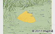 Savanna Style Map of Meng Xian