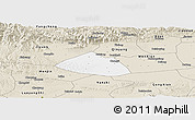 Classic Style Panoramic Map of Meng Xian