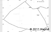 Blank Simple Map of Meng Xian