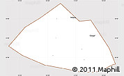 Classic Style Simple Map of Meng Xian, cropped outside