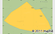Savanna Style Simple Map of Meng Xian