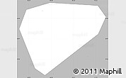 Gray Simple Map of Nanyang Shi