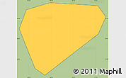 Savanna Style Simple Map of Nanyang Shi, cropped outside