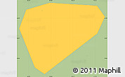 Savanna Style Simple Map of Nanyang Shi
