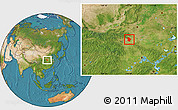Satellite Location Map of Nanyang
