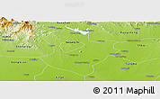 Physical Panoramic Map of Nanyang