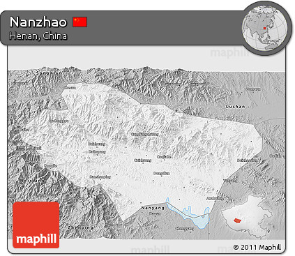 Gray 3D Map of Nanzhao