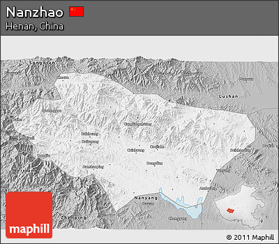 Gray 3D Map of Nanzhao