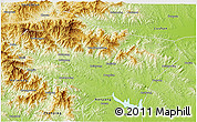 Physical 3D Map of Nanzhao