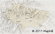Shaded Relief 3D Map of Nanzhao, lighten