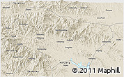 Shaded Relief 3D Map of Nanzhao