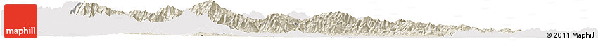 Shaded Relief Horizon Map of Nanzhao, cropped outside Shaded Relief Horizon Map of Nanzhao, cropped outside