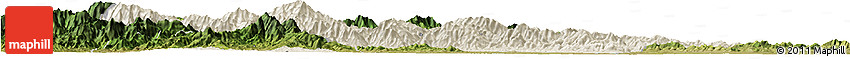 Shaded Relief Horizon Map of Nanzhao, satellite outside Shaded Relief Horizon Map of Nanzhao, satellite outside