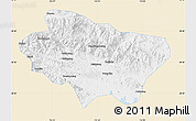 Classic Style Map of Nanzhao, single color outside