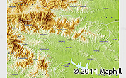 Physical Map of Nanzhao