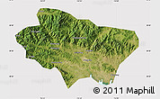 Satellite Map of Nanzhao, cropped outside