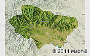 Satellite Map of Nanzhao, lighten
