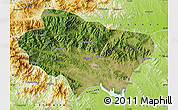 Satellite Map of Nanzhao, physical outside
